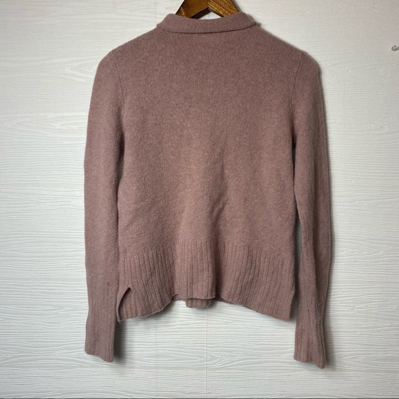 Madewell Pink Wool Angora Blend Sweater - Picture 4 of 6